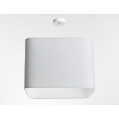Lampa wisząca 1x60 W biała KW00840W25 BPS Koncept Kwadro len light