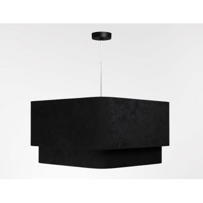 Lampa wisząca 1x60 W czarna-złota KWD019 BPS Koncept Kwadro Duo Sue