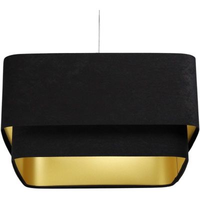 Lampa wisząca 1x60 W czarna-złota KWD019 BPS Koncept Kwadro Duo Sue