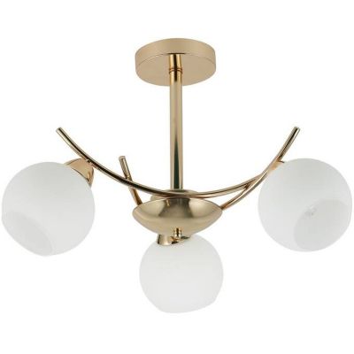 Lampa podsufitowa 3x40 W biała-złota 3337473 Candellux Amos