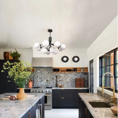 Lampa podsufitowa 1x7 W biała C01933BK CosmoLight Cape Town