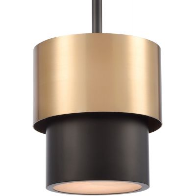 Lampa wisząca 1x40 W czarna P01777BR CosmoLight Coburg