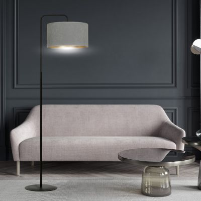 Lampa stojąca 1x15 W czarna-złota-szara 1050LP1 Emibig Hilde