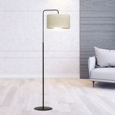 Lampa stojąca 1x15 W biała-czarna-złota 1052LP1 Emibig Hilde