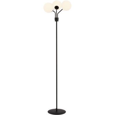 Lampa stojąca 3x10 W czarna-opal 1138LP3 Emibig Nova