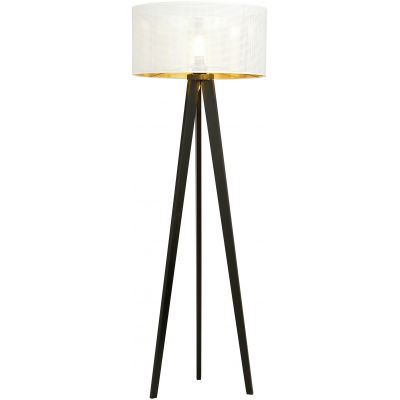 Lampa stojąca 1x15 W biała-czarna-złota 1147LP1 Emibig Aston