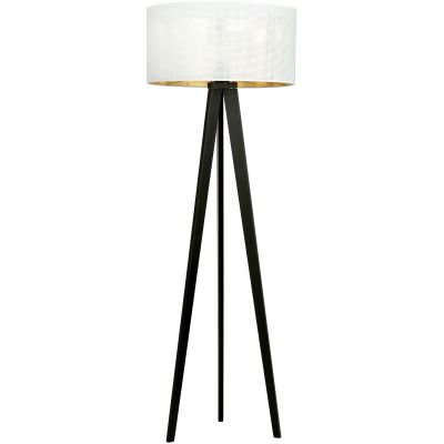 Lampa stojąca 1x15 W biała-czarna-złota 1147LP1 Emibig Aston