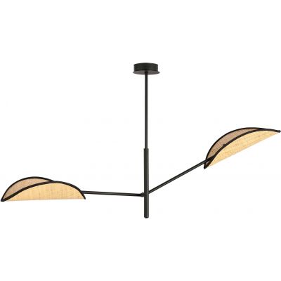 Lampa podsufitowa 2x10 W czarna-beżowa 11602 Emibig Vene