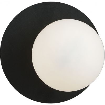 Kinkiet 1x10 W biały-czarny 1187K1 Emibig Oslo K1