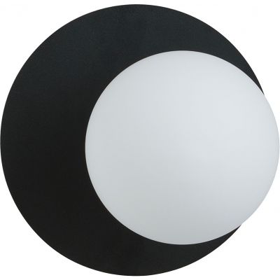 Kinkiet 1x10 W biały-czarny 1187K1 Emibig Oslo K1