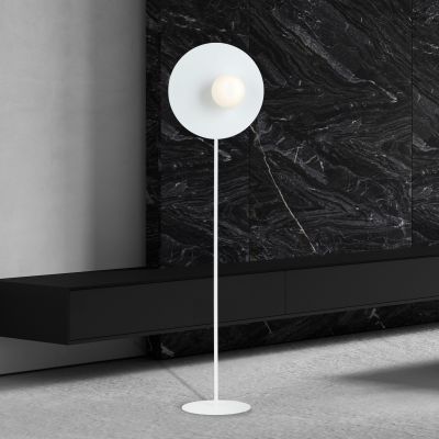 Lampa stojąca 1x10 W biała 1189LP Emibig Oslo