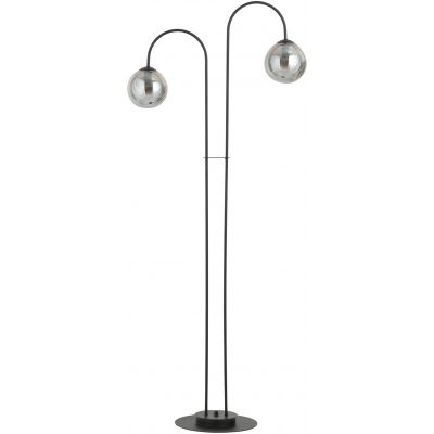 Lampa stojąca 2x10 W czarna 1287LP2 Emibig Archi