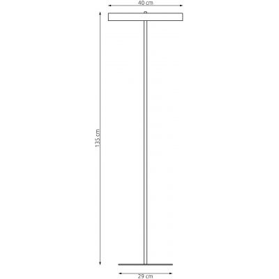 Lampa stojąca 3x8 W czarna 1454LP3 Emibig Nemo