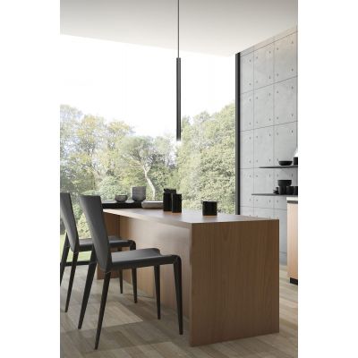 Lampa wisząca 1x8 W czarna 5521 Emibig Selter