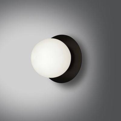 Kinkiet 1x10 W biały-czarny 612K1 Emibig Minerva