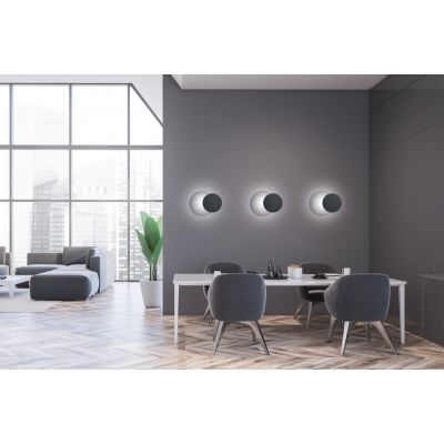 Kinkiet 1x8 W czarny 9722 Emibig Circle