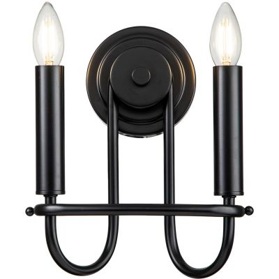 Kinkiet 2x40 W czarny KLCAPITOLHILL2BLK Elstead Lighting Capitol Hill