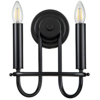 Kinkiet 2x40 W czarny KLCAPITOLHILL2BLK Elstead Lighting Capitol Hill