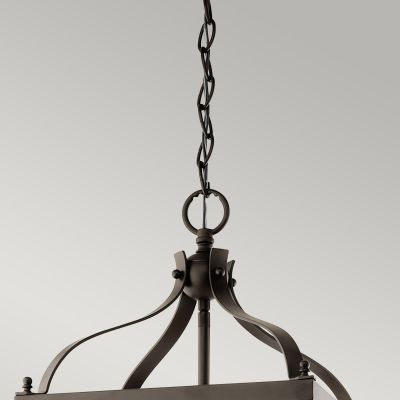Lampa wisząca 3x60 W brązowa KLLARKINPMOZ Elstead Lighting Larkin