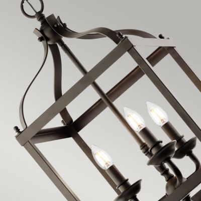 Lampa wisząca 3x60 W brązowa KLLARKINPMOZ Elstead Lighting Larkin