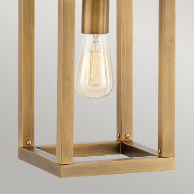 Lampa wisząca 1x60 W brązowa QNENSEMBLE1PBB Quintiesse Ensemble