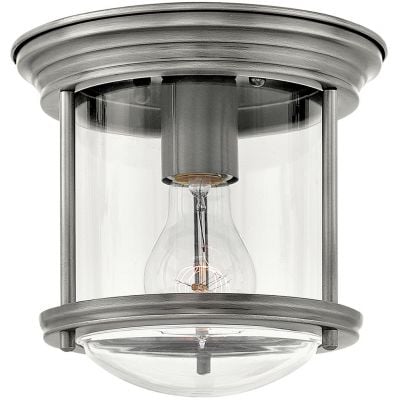 Lampa podsufitowa 1x60 W przezroczysta-nikiel QNHADRIANMINIFANCLEAR Quintiesse Hadrian