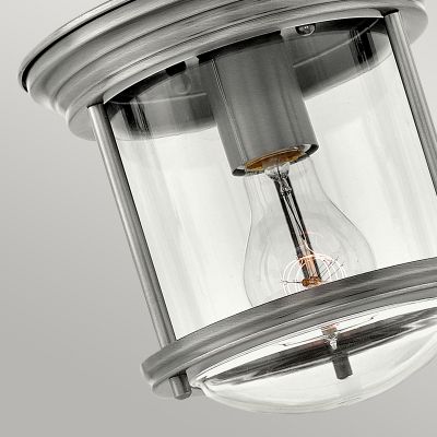 Lampa podsufitowa 1x60 W przezroczysta-nikiel QNHADRIANMINIFANCLEAR Quintiesse Hadrian
