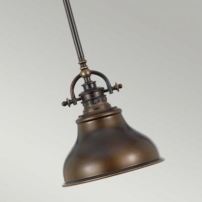 Lampa wisząca 1x60 W brązowa QZEMERYPSPN Elstead Lighting Emery