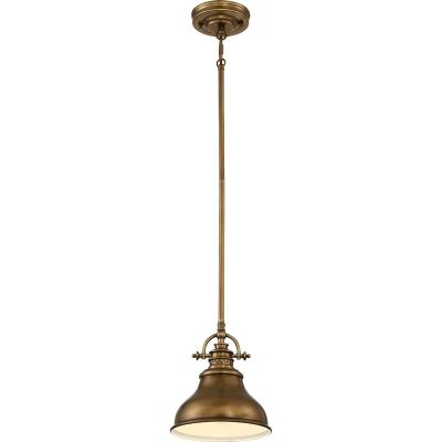 Lampa wisząca 1x60 W mosiądz QZEMERYPSWS Elstead Lighting Emery