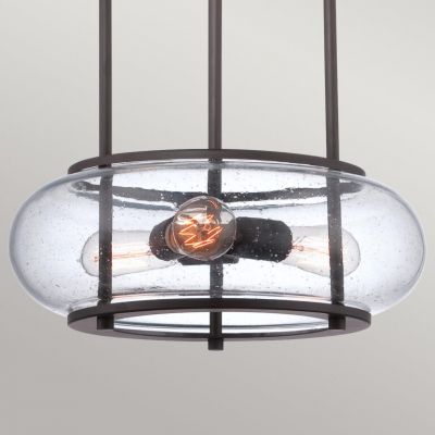 Lampa wisząca 3x60 W brązowa QZTRILOGY3P Elstead Lighting Trilogy