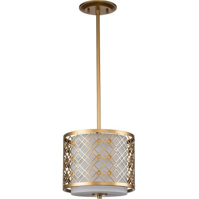 Lampa wisząca 2x40 W złota ZIGGY1PSLG Elstead Lighting Ziggy