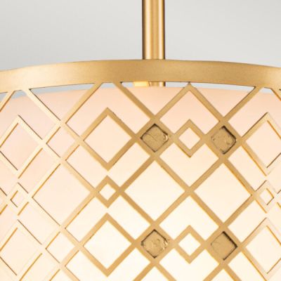 Lampa wisząca 2x40 W złota ZIGGY1PSLG Elstead Lighting Ziggy