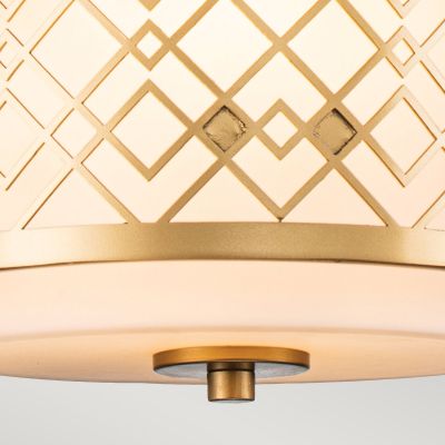 Lampa wisząca 2x40 W złota ZIGGY1PSLG Elstead Lighting Ziggy