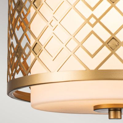 Lampa wisząca 2x40 W złota ZIGGY1PSLG Elstead Lighting Ziggy