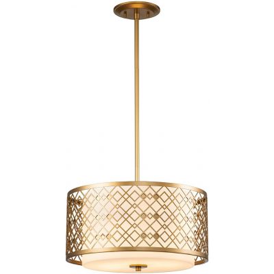 Lampa wisząca 2x60 W złota ZIGGY2PMLG Elstead Lighting Ziggy
