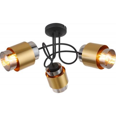 Lampa podsufitowa 3x40 W czarna 155603D Globo Lighting Milley