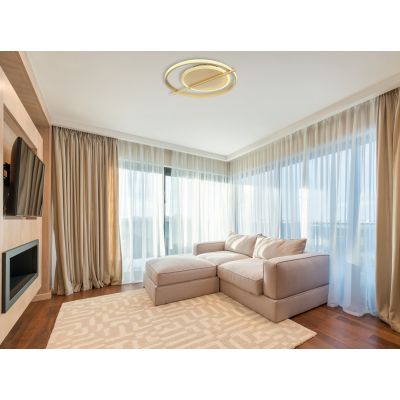Lampa podsufitowa 2x36 W złota 4855336R Globo Lighting Reball