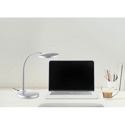 Lampa biurkowa 1x4.6 W srebrna 52290102 Globo Lighting Carmen
