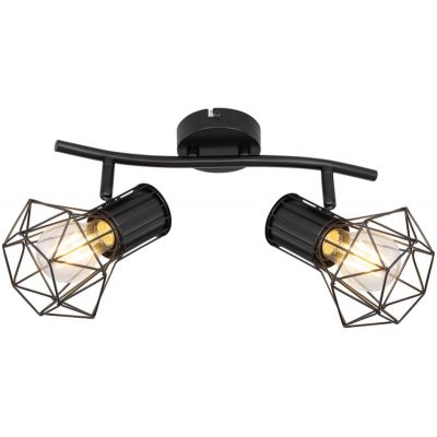 Lampa podsufitowa 2x40 W czarny 540172 Globo Lighting Priska