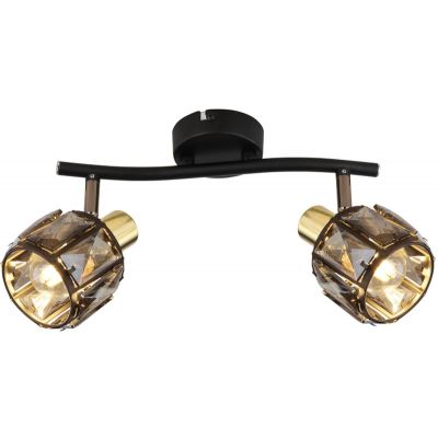 Lampa podsufitowa 2x40 W czarny 543572B Globo Lighting Indiana