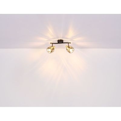 Lampa podsufitowa 2x40 W czarny 543572B Globo Lighting Indiana