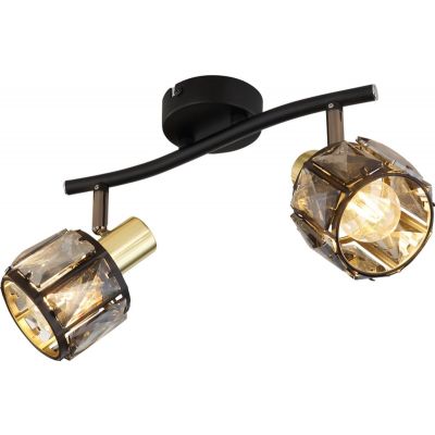 Lampa podsufitowa 2x40 W czarny 543572B Globo Lighting Indiana