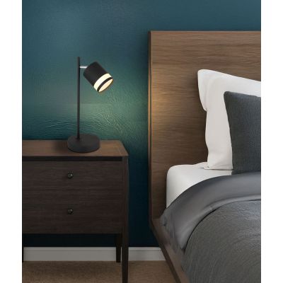 Lampa biurkowa 1x7 W czarna-opal 57852T Globo Lighting Lucero