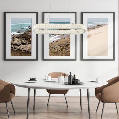 Lampa wisząca 1x58 W chrom 6716258 Globo Lighting Mucky