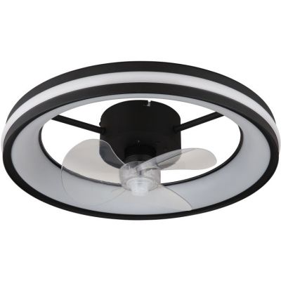 Lampowentylator podsufitowy 1x30 W czarna 03651 Globo Lighting Gatian