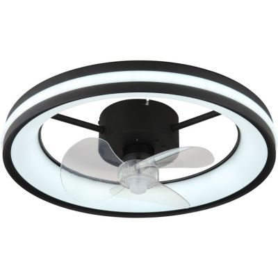 Lampowentylator podsufitowy 1x30 W czarna 03651 Globo Lighting Gatian
