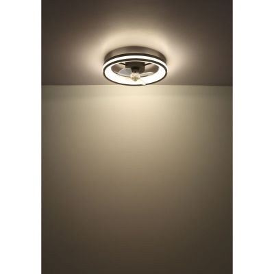 Lampowentylator podsufitowy 1x30 W czarna 03651 Globo Lighting Gatian