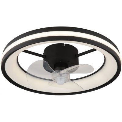 Lampowentylator podsufitowy 1x30 W czarna 03651 Globo Lighting Gatian