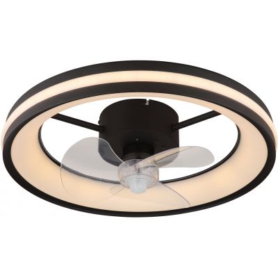 Lampowentylator podsufitowy 1x30 W czarna 03651 Globo Lighting Gatian
