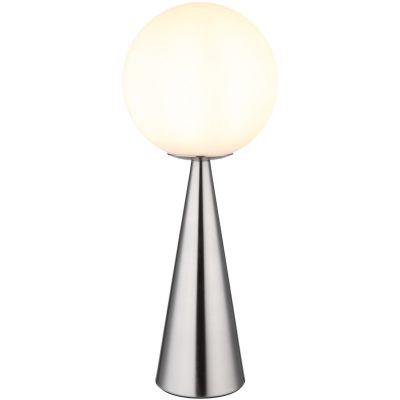 Lampa stołowa 1x40 W biała-nikiel 21031N Globo Lighting Polina